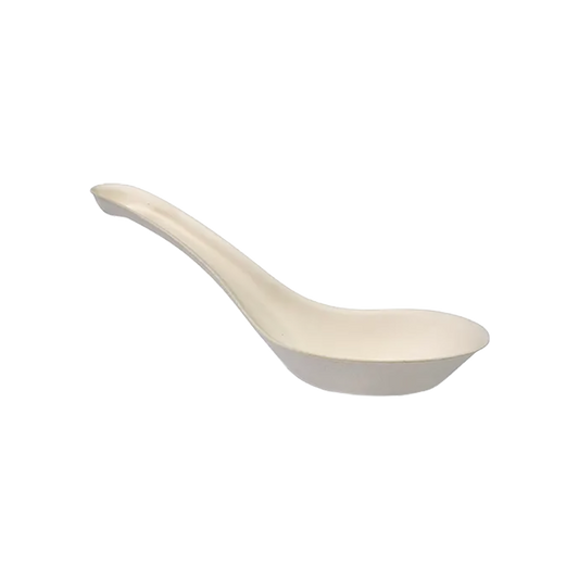 Chinese Soup Spoon - Sugarcane