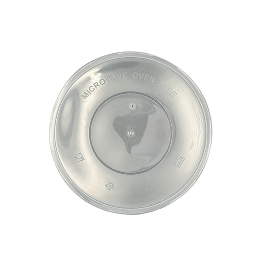 Clear Soup Bowl and Flat Lid