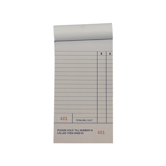 Docket Book - Takeaway Single Short