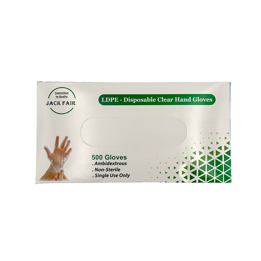 LDPE Disposable Clear Hand Gloves